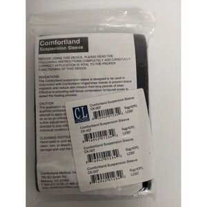 NEW Comfortland Black Medical Suspension Sleeve Knee Brace # CK‑007